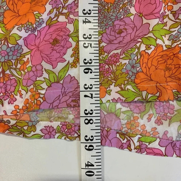 BP Be Proud By Retro Flower Print Gender Inclusive Dress Pink Floral SZ XS NWT - Picture 13 of 13